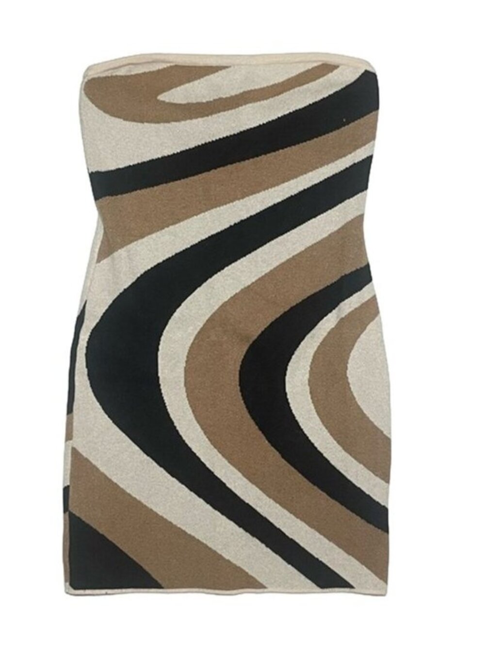 Knit Strapless Tube Mini Dress